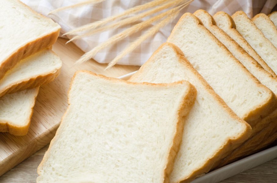 White bread slices