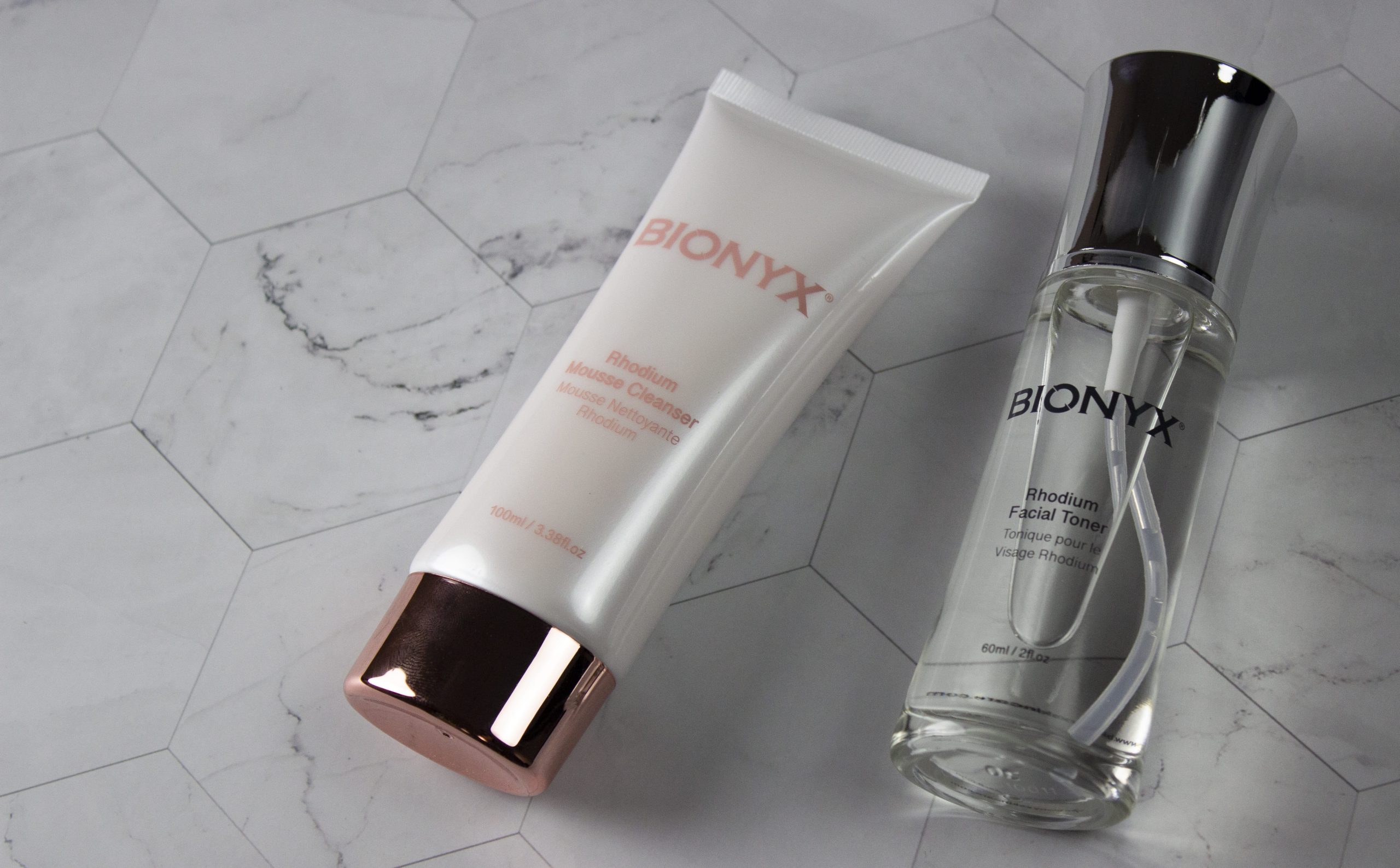 Rhodium Mousse Cleanser and Toner