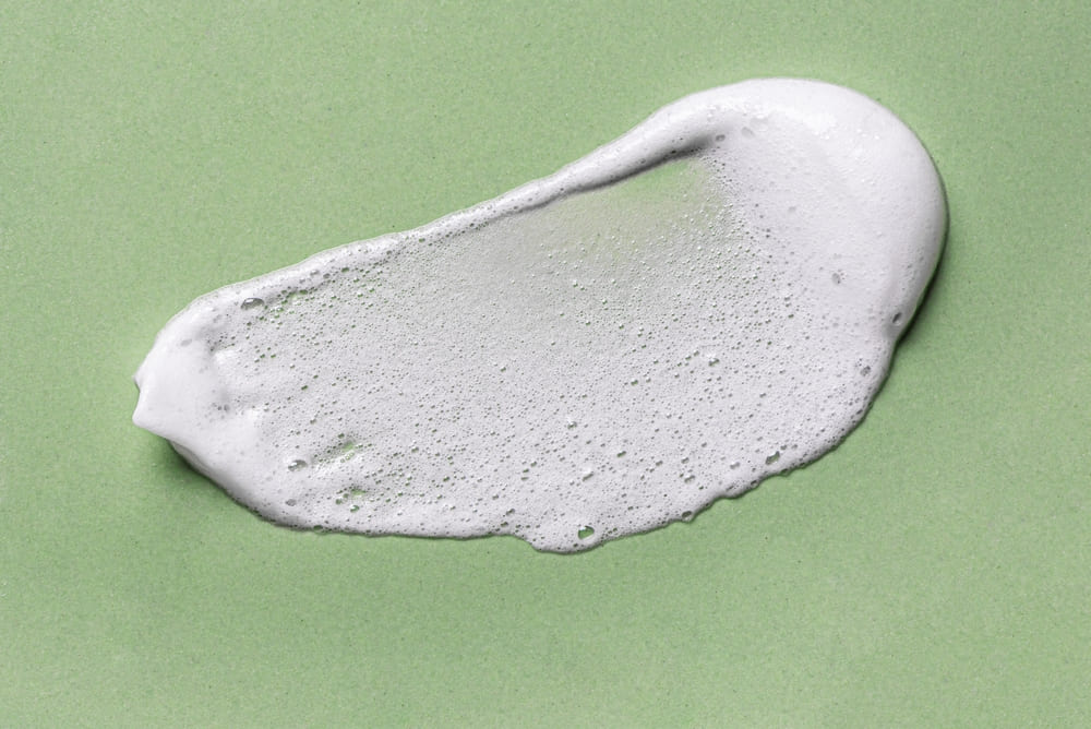 Mousse cleanser texture
