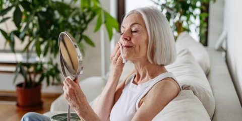 mature woman skin